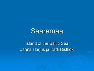 Saaremaa