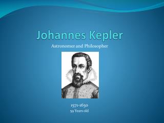 Johannes Kepler