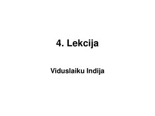 4. Lekcija