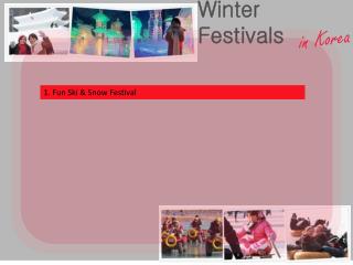 Winter Festivals