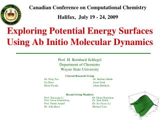 Exploring Potential Energy Surfaces Using Ab Initio Molecular Dynamics