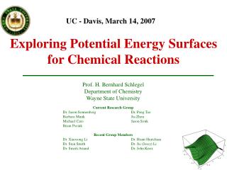 Exploring Potential Energy Surfaces for Chemical Reactions