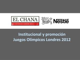 Institucional y promoción Juegos Olímpicos Londres 2012