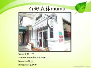 白姆森林 mumu