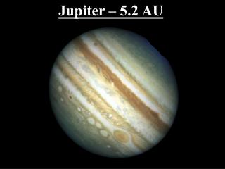 Jupiter – 5.2 AU