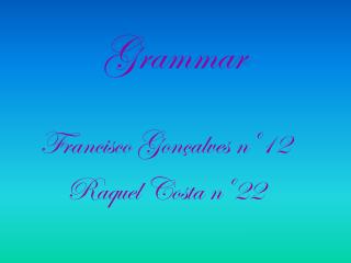 Grammar