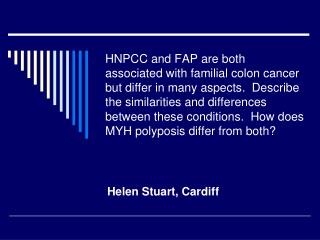 Helen Stuart, Cardiff