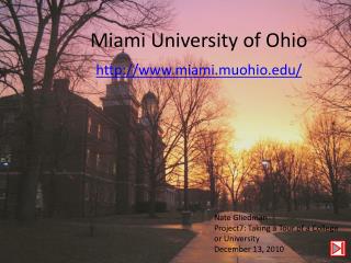 Miami University of Ohio