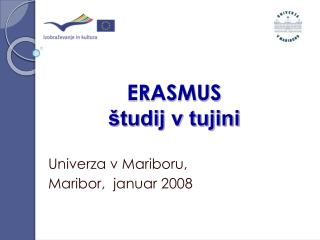 ERASMUS študij v tujini