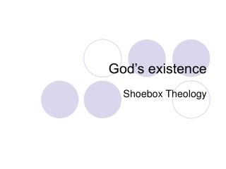 God’s existence