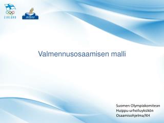 Valmennusosaamisen malli