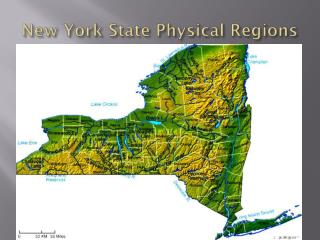 New York State Physical Regions