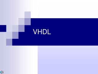 VHDL