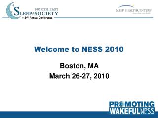 Welcome to NESS 2010