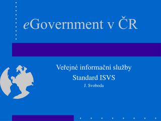 e Government v ČR