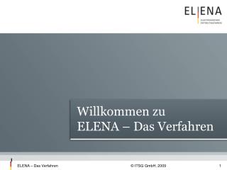 Willkommen zu ELENA – Das Verfahren