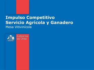 Impulso Competitivo Servicio Agrícola y Ganadero