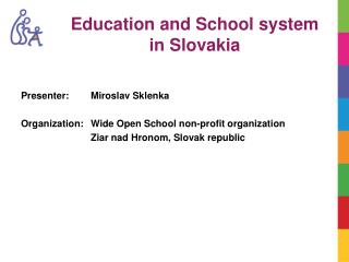 Ed ucation and School system in Slovakia