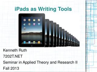 iPads as Writing Tools