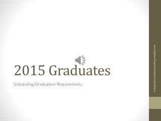 2015 Graduates