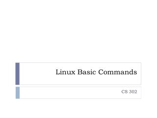 Linux Basic Commands