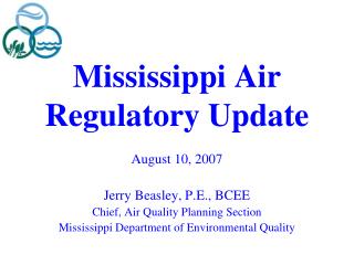 Mississippi Air Regulatory Update