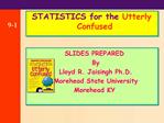 SLIDES PREPARED By Lloyd R. Jaisingh Ph.D. Morehead State University Morehead KY