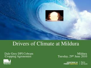 Drivers of Climate at Mildura