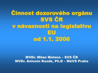 Nařízení EP a Rady ES 854/2004