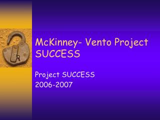 McKinney- Vento Project SUCCESS