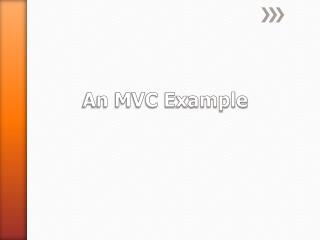 An MVC Example