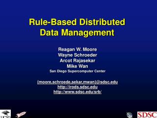 Rule-Based Distributed Data Management