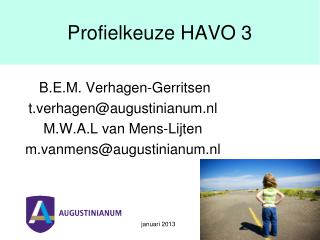 Profielkeuze HAVO 3