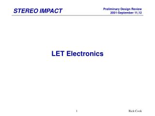 LET Electronics