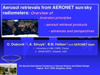 Aerosol retrievals from AERONET sun/sky radiometers: Overview of