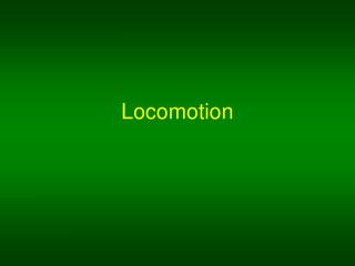 Locomotion