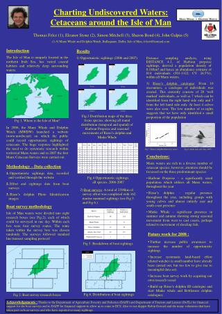 Charting Undiscovered Waters: Cetaceans around the Isle of Man