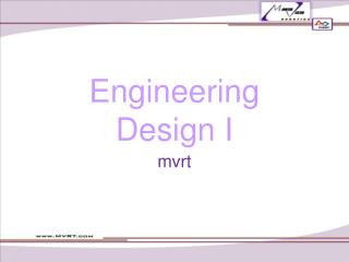 Engineering Design I