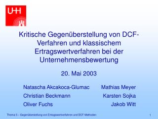 20. Mai 2003