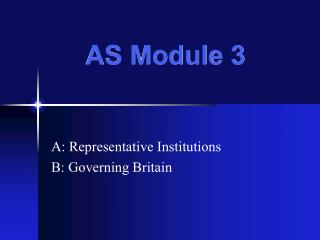 AS Module 3