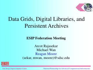 Data Grids, Digital Libraries, and Persistent Archives