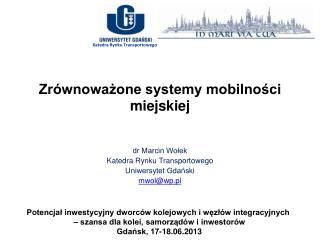 Zrównoważone systemy mobilności miejskiej