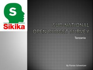 Sub-national open budget survey