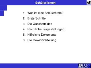 Schülerfirmen