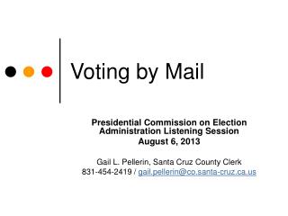 Voting by Mail