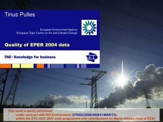 Quality of EPER 2004 data
