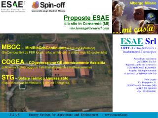 Proposte ESAE c/o sito in Cornaredo (MI) vito.lavanga@esaesrl