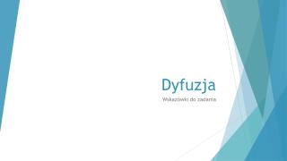 Dyfuzja