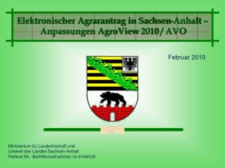 Ministerium für Landwirtschaft und Umwelt des Landes Sachsen-Anhalt