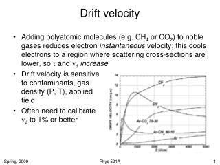 Drift velocity